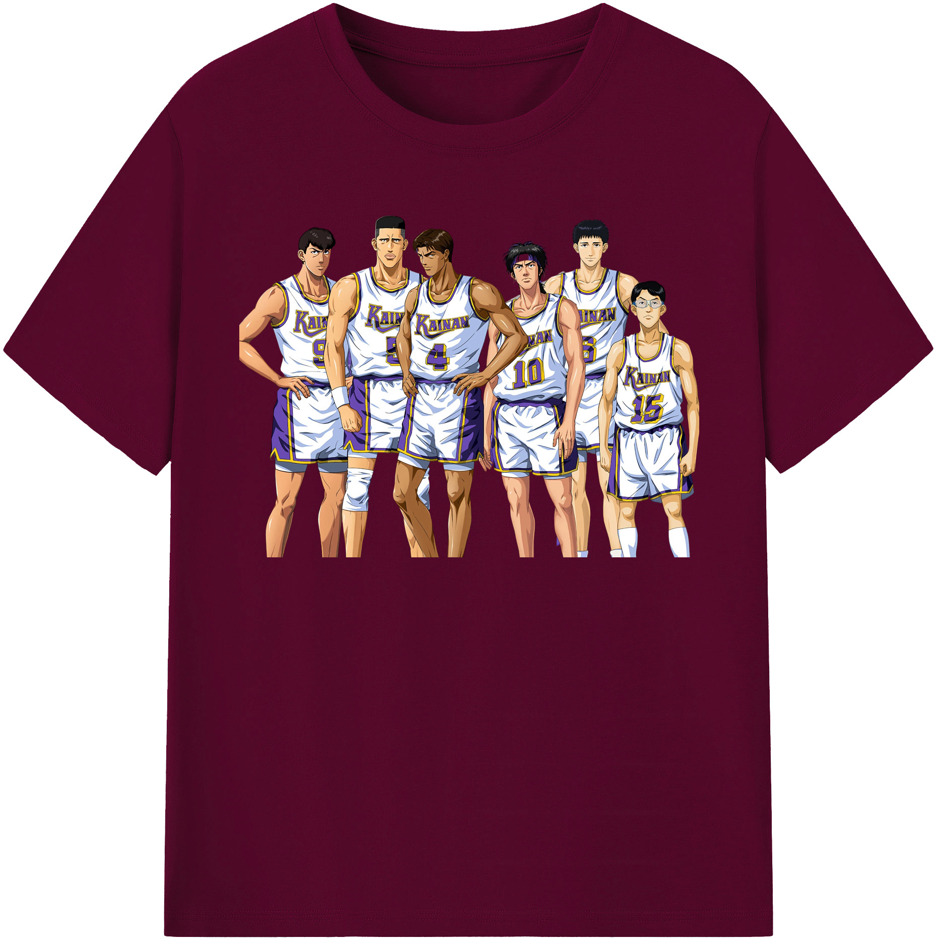 （画像用） SLAM DUNK／スラムダンク レディースカジュアルプリントTシャツ（綿100％）